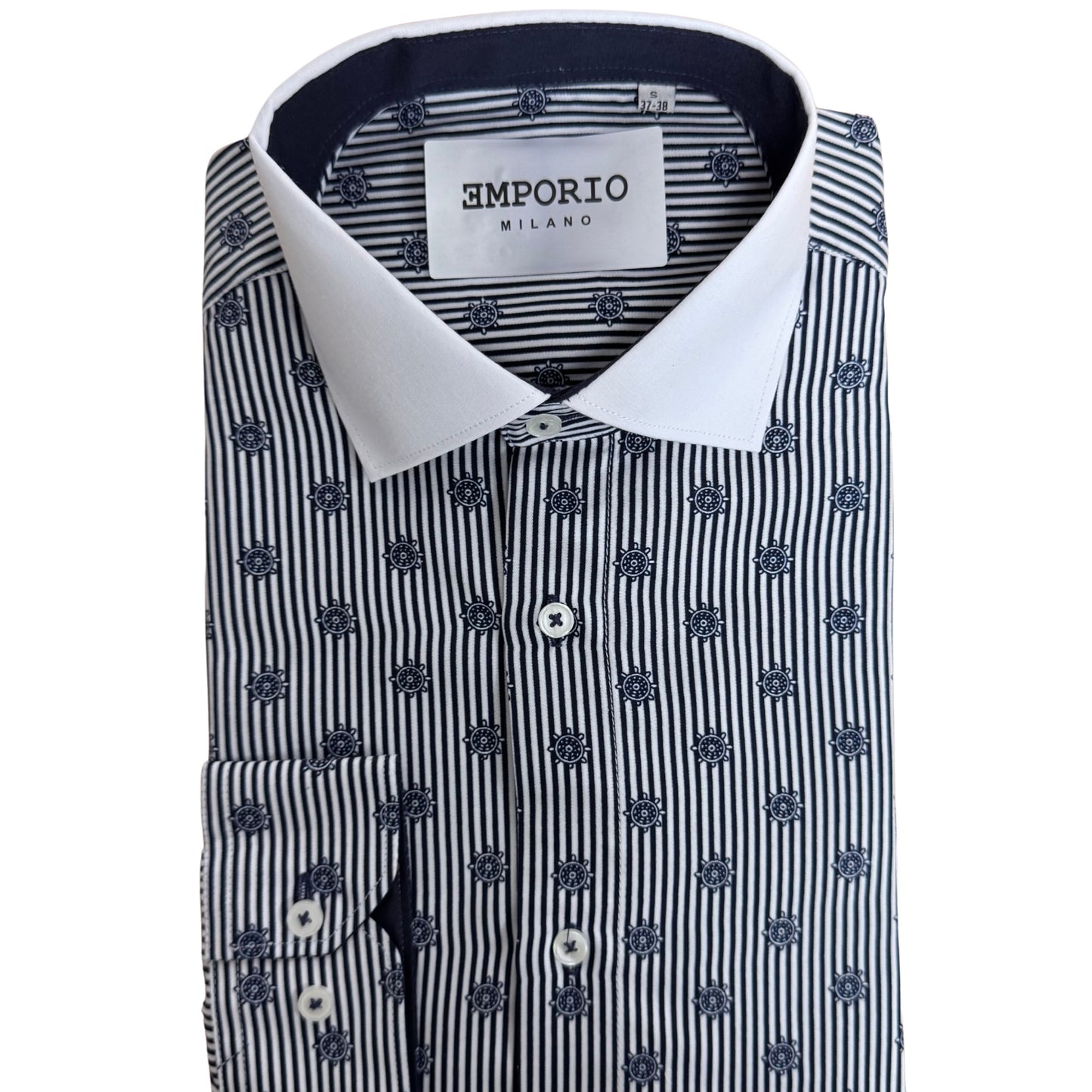 Chemise homme bleu à rayures Marinaio