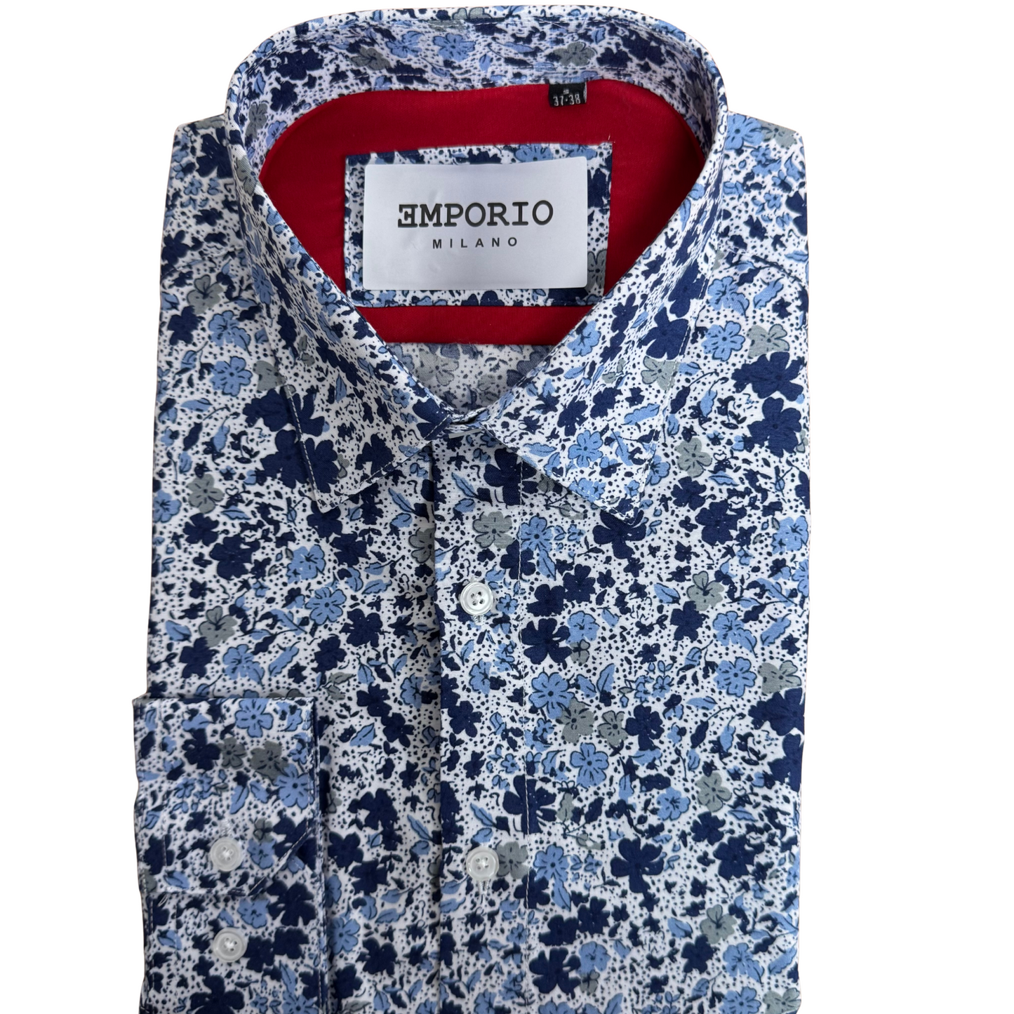 Chemise homme rose à motifs Louisa
