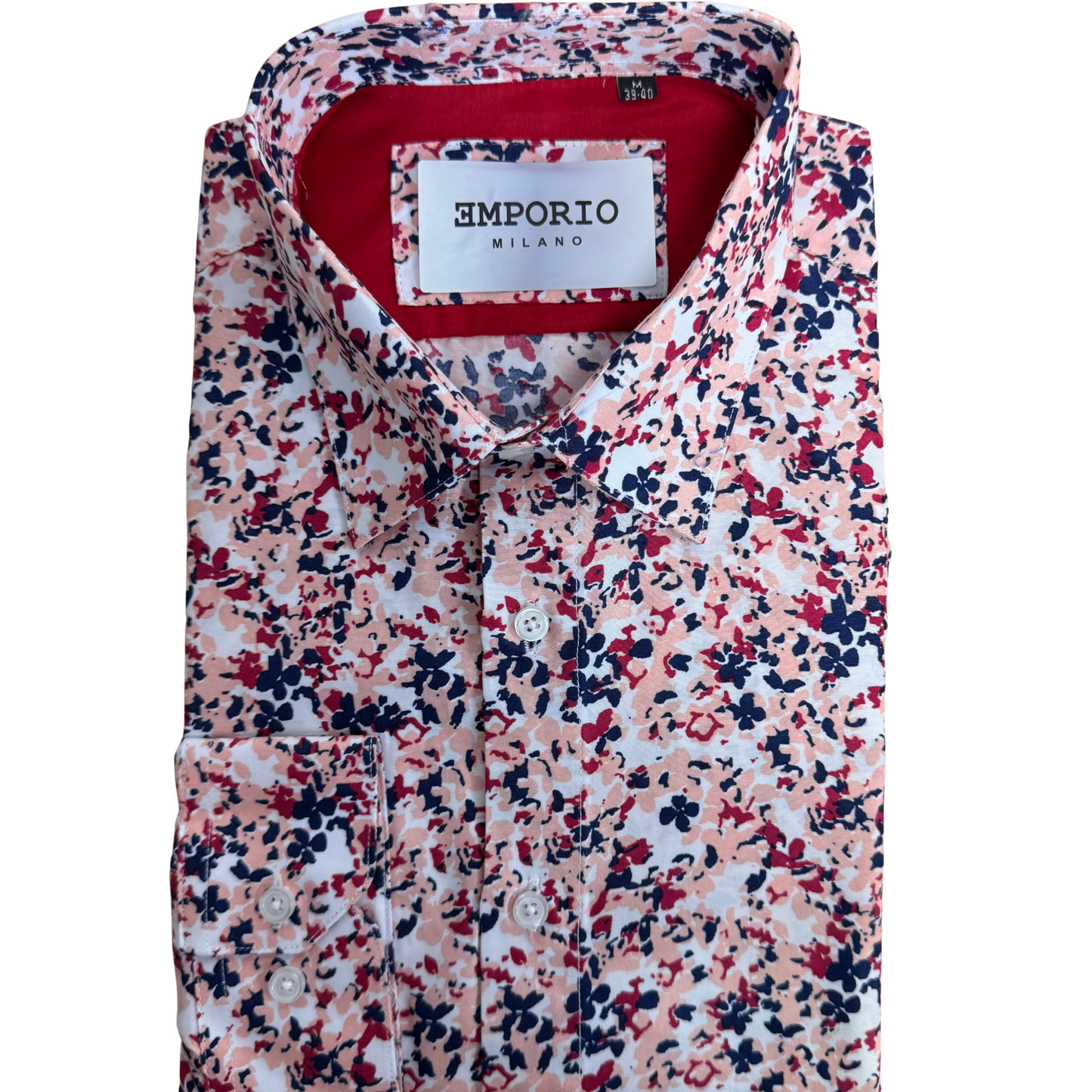 Chemise homme bleu à motifs Louisa