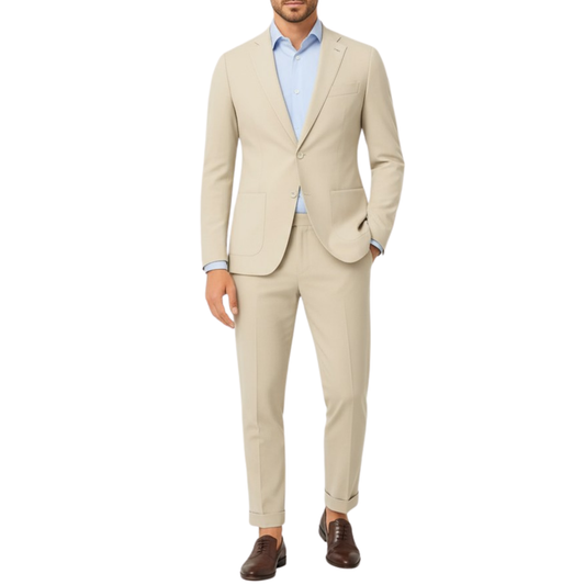 Costume homme beige Massimo