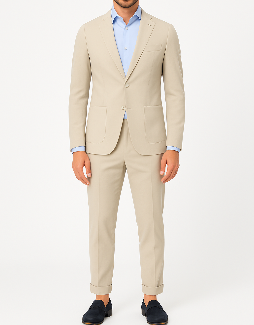 Costume homme beige Massimo