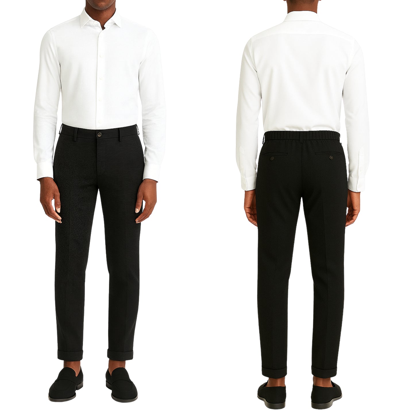 Pantalon noir italien Napoli