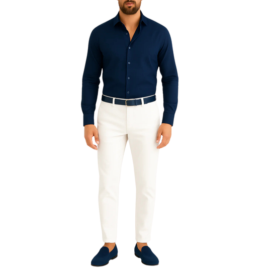 Pantalon chino blanc