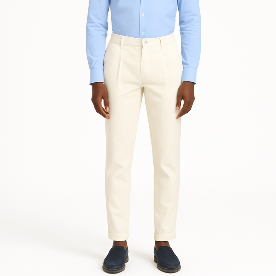 Pantalon blanc italien Napoli