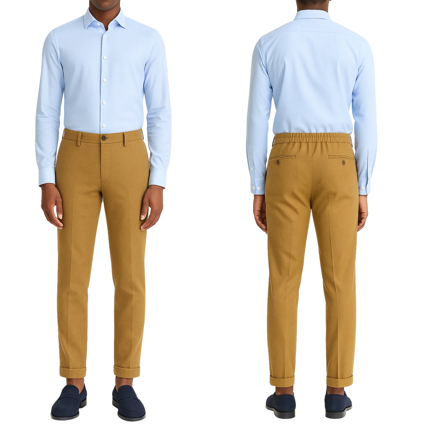 Pantalon camel italien Napoli