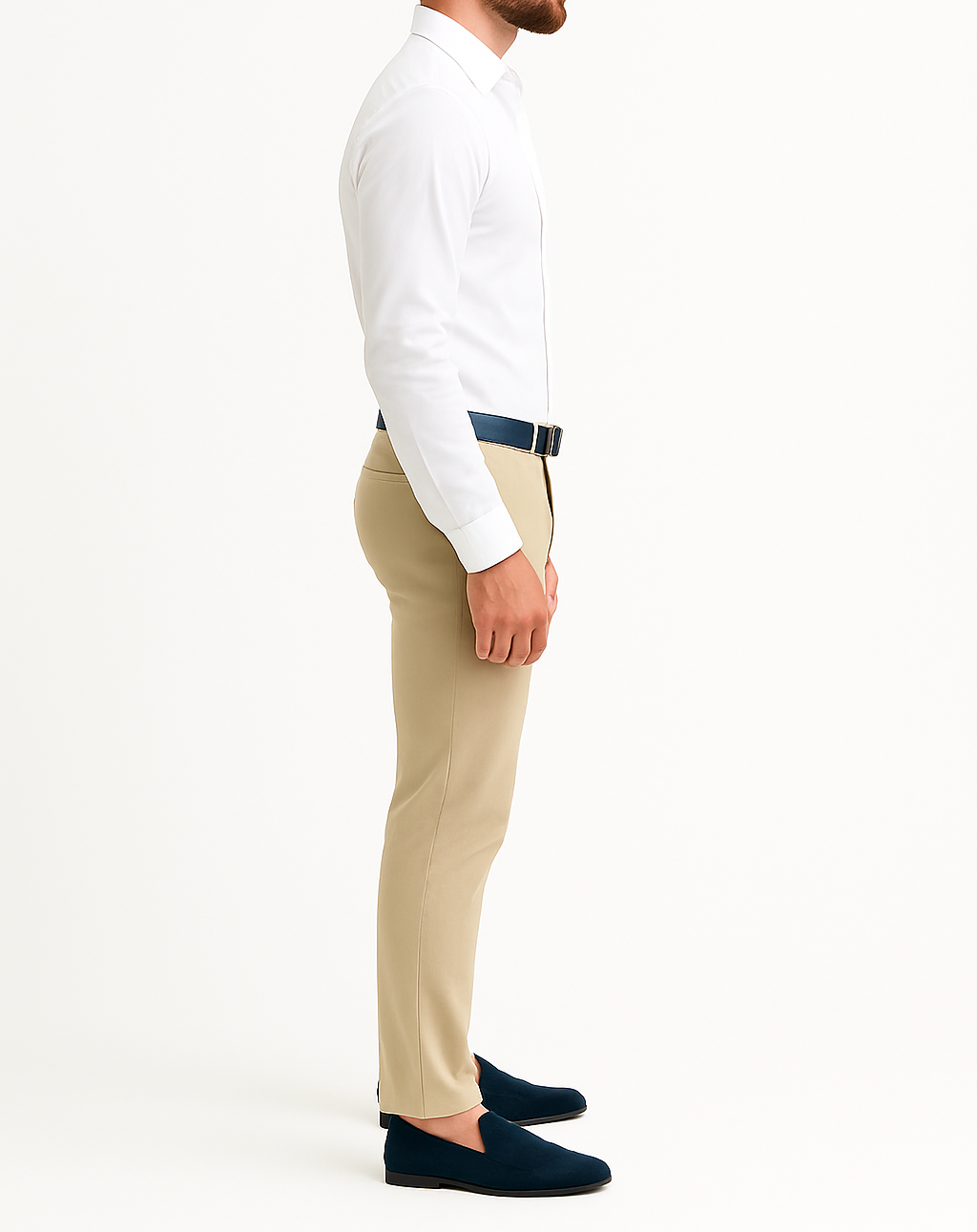 Pantalon chino beige