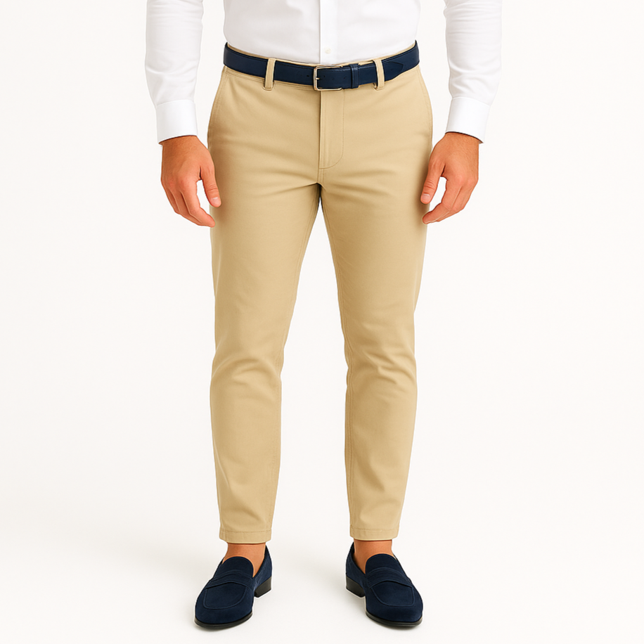 Pantalon chino beige