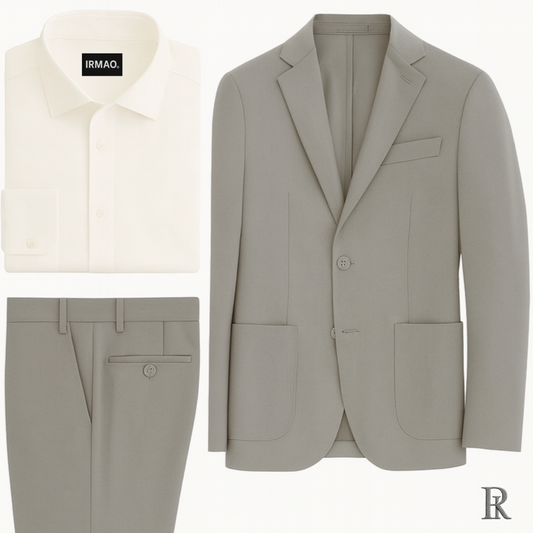 Costume homme gris Massimo