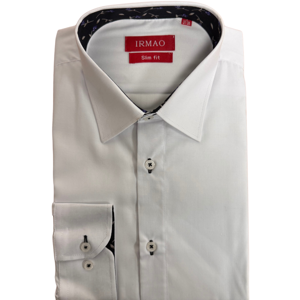 Chemise homme blanche Irmao Flower