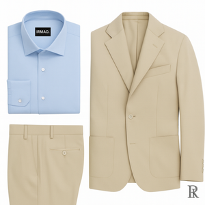 Costume homme beige Massimo