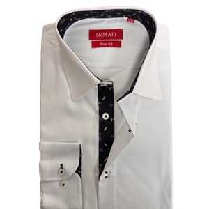 Chemise homme blanche Irmao Flower