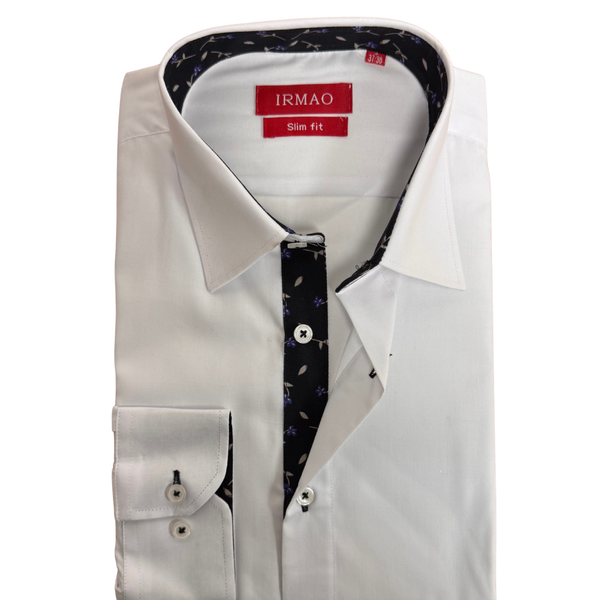 Chemise homme blanche Irmao Flower