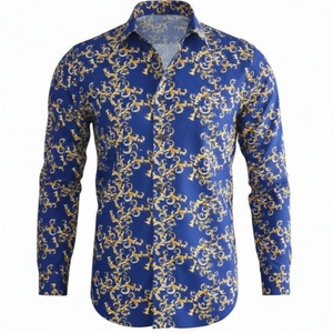 Chemise homme bleu Luxy