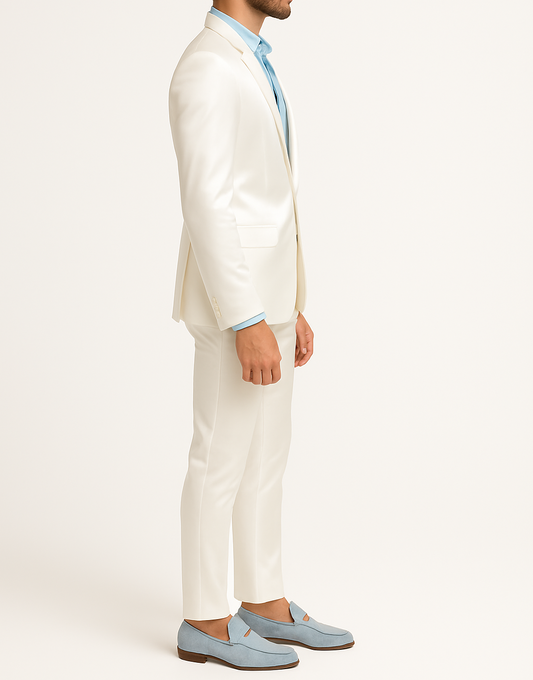 Costume homme Blanc cassé
