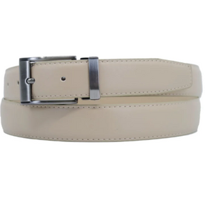 Ceinture en cuir beige Bella