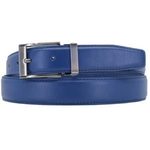 Ceinture en cuir bleu Bella