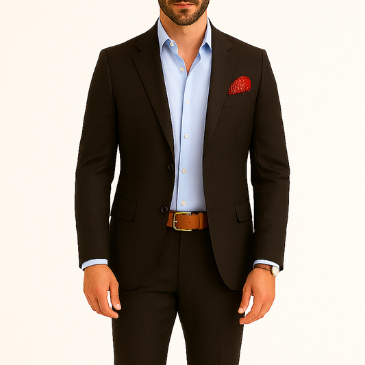 Costume homme marron