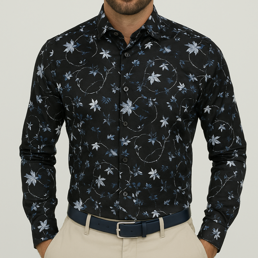 Chemise homme bleu Roberto