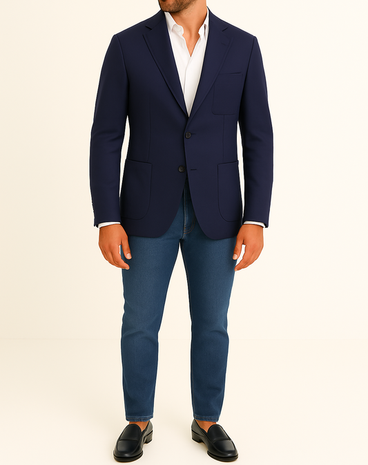 Blazer homme bleu marine Napoli (veste seule)