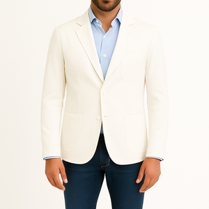 Blazer homme blanc Napoli (veste seule)