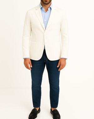 Blazer homme blanc Napoli (veste seule)