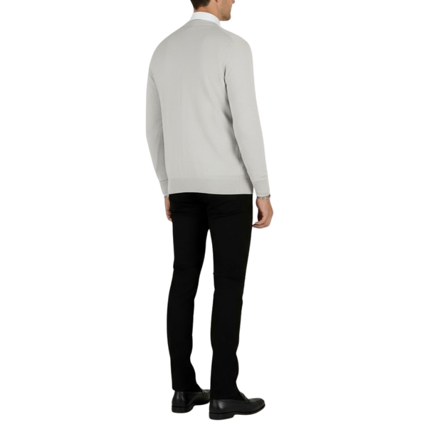 Cardigan homme gris