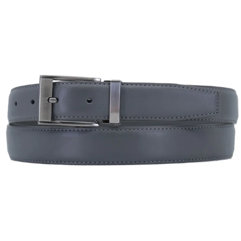 Ceinture en cuir grise Bella