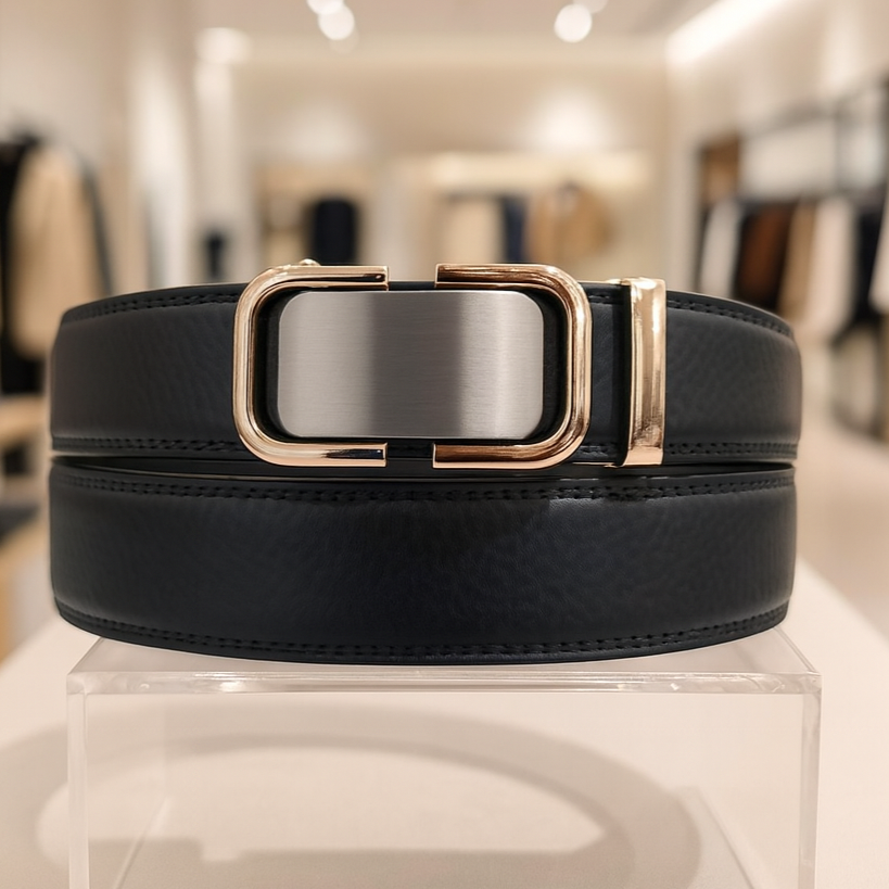 Ceinture en cuir avec réglage automatique Amadelo