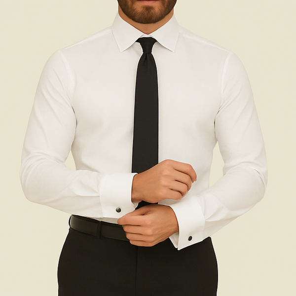 Chemise homme blanche mousquetaire
