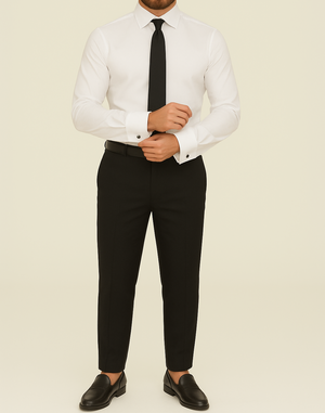 Chemise homme blanche mousquetaire