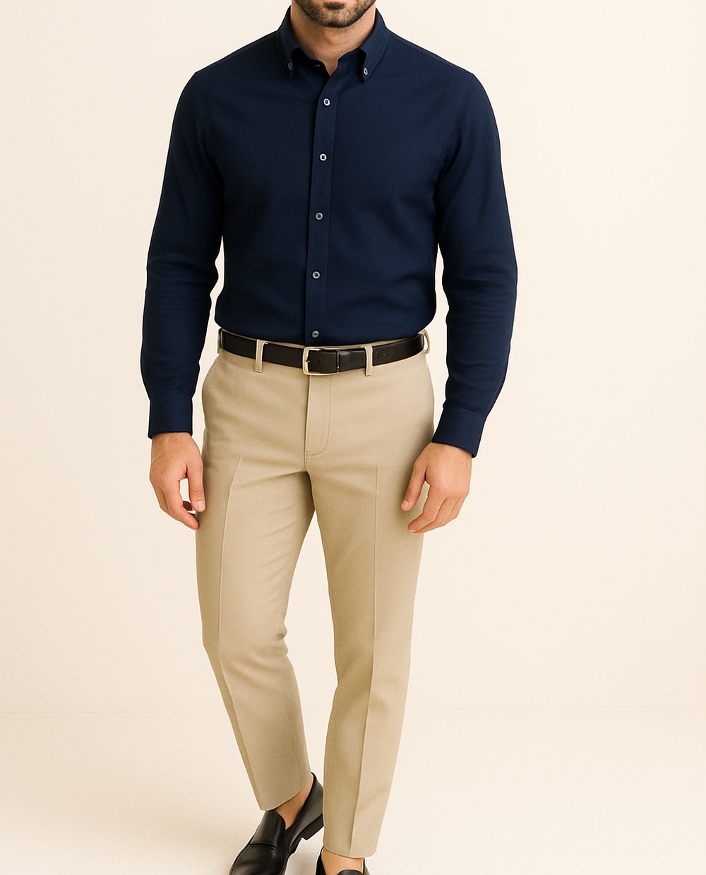 Chemise homme bleu marine LORENZO