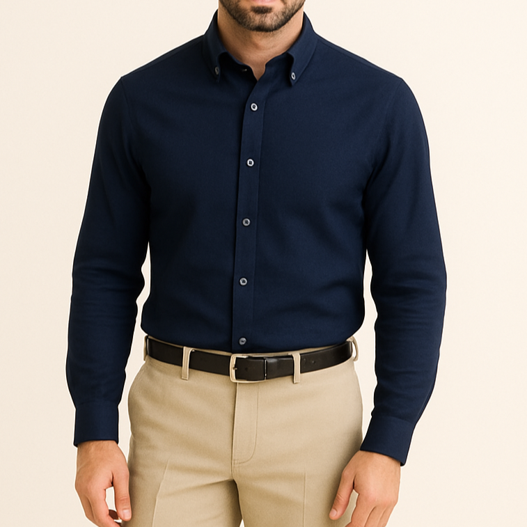 Chemise homme bleu marine LORENZO