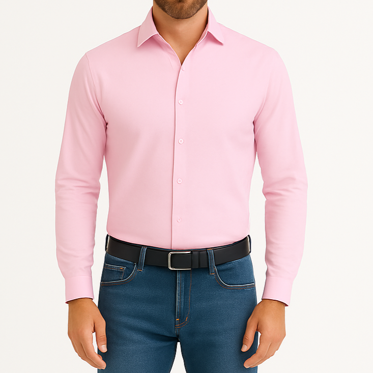 Chemise homme rose Alesio