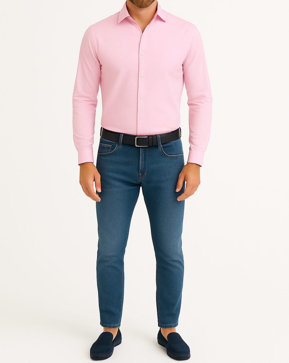 Chemise homme rose Alesio