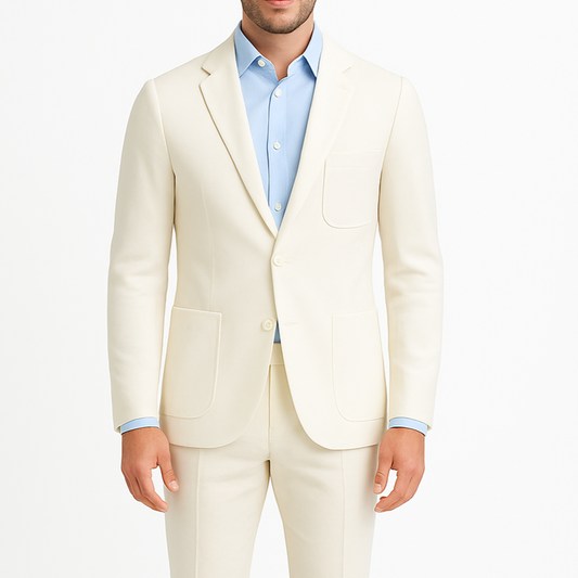 Blazer homme blanc Napoli (veste seule)