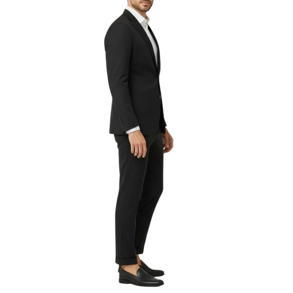 Costume homme noir Massimo
