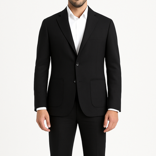 Costume homme noir Massimo