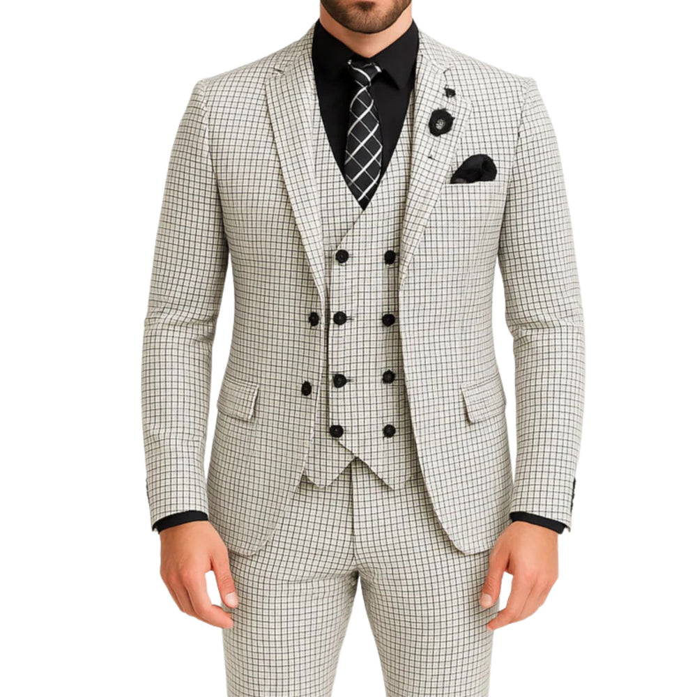 Costume homme gris Turiz