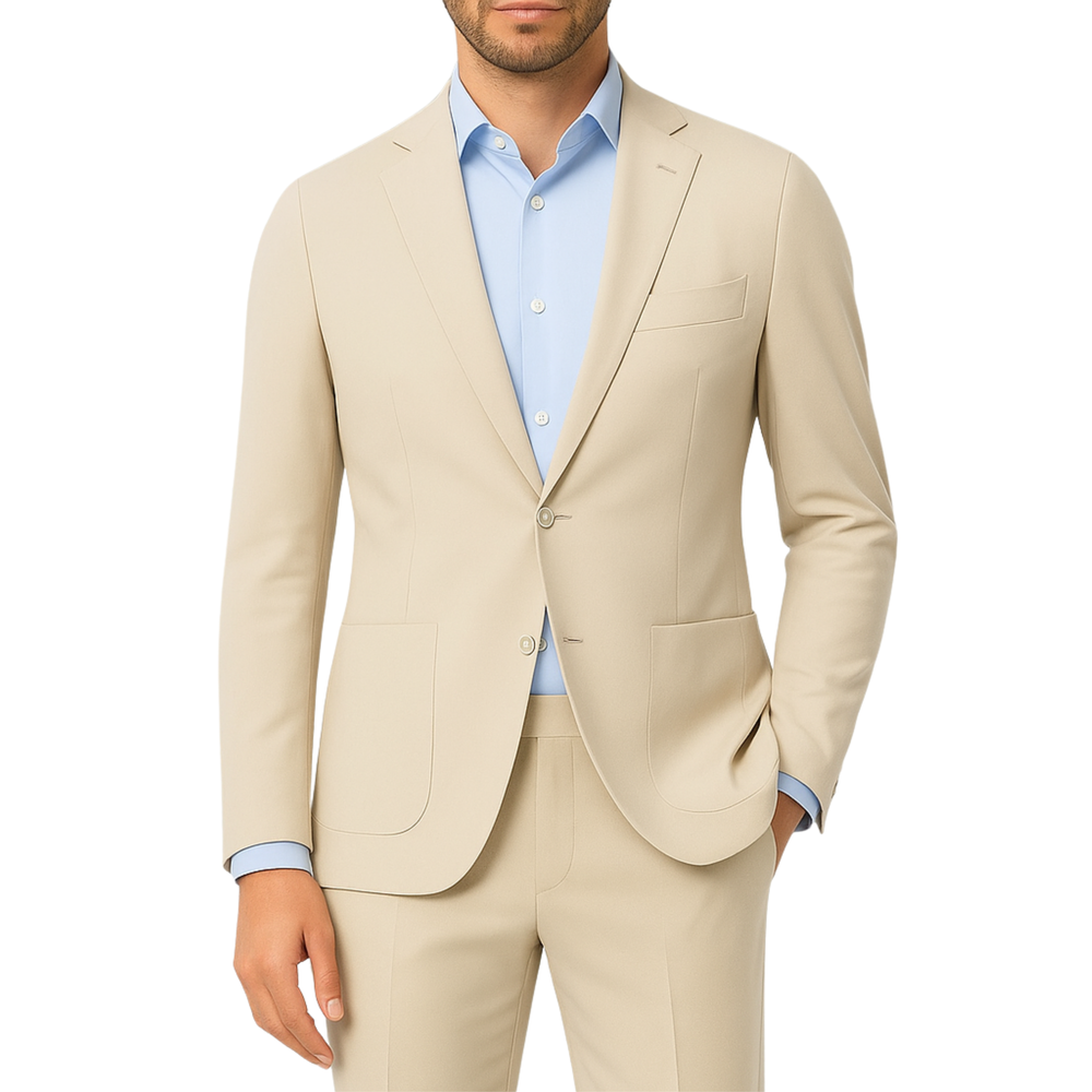 Costume homme beige Massimo