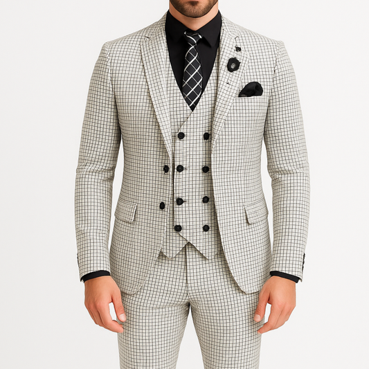 Costume homme gris Turiz