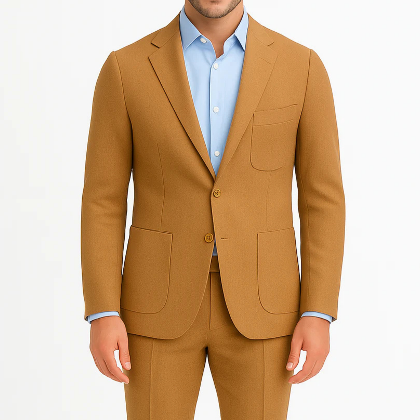 Costume homme camel Napoli