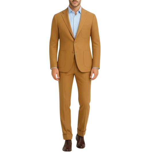 Costume homme camel Napoli