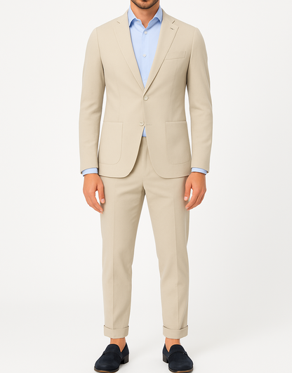 Costume homme beige Massimo