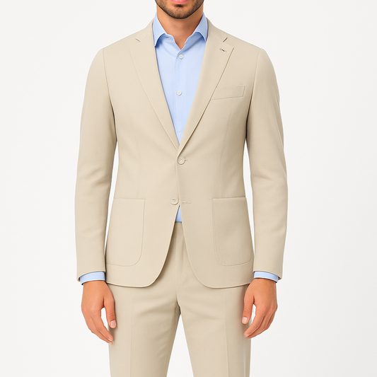Costume homme beige Massimo