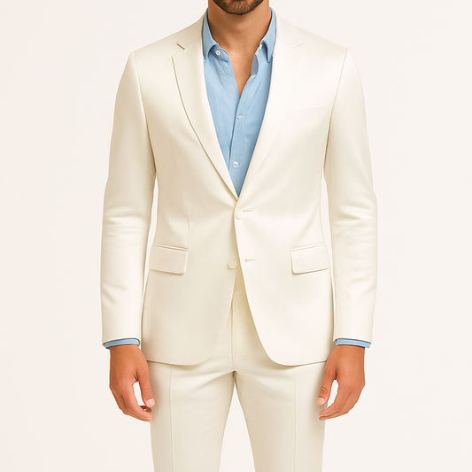 Costume homme Blanc cassé