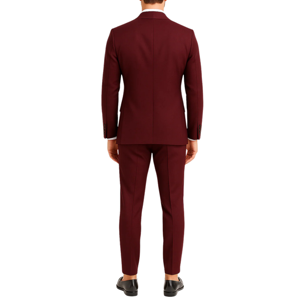 Costume homme bordeaux roi 3 pièces Pirla