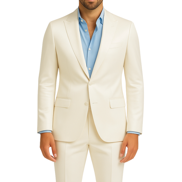 Costume homme Blanc cassé