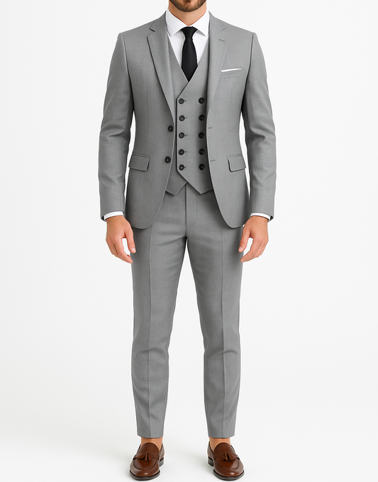 Costume homme noir 3 pièces Pirlo