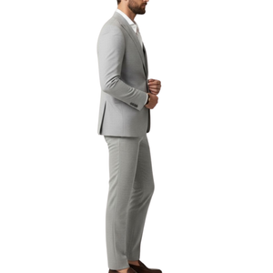 Costume homme gris clair