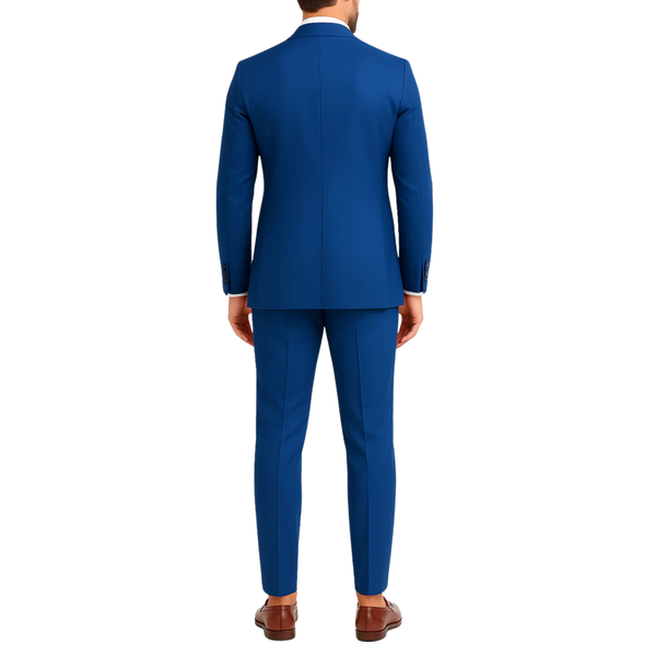 Costume homme bleu roi 3 pièces Pirla